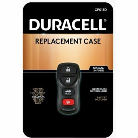 HILLMAN Duracell 449696 Remote Replacement Case, 4-Button 9977299